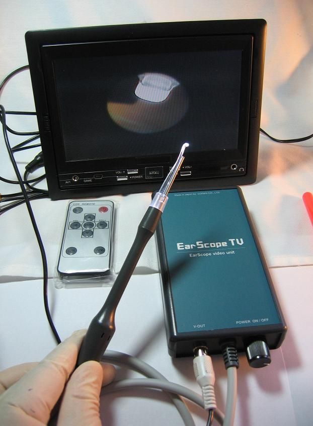 Portable Image Earscope TV Coden Endoscope Ear Otoscope