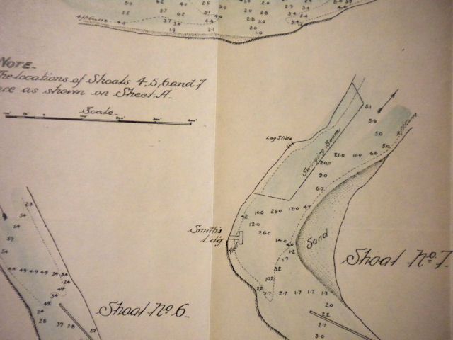 Coquille River Oregon 1895 Hand Color Map Myrtle Point