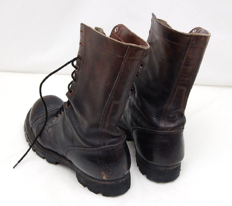 Vintage WWII Corcoran Split Sole Military Paratrooper Jump Boots Size ...