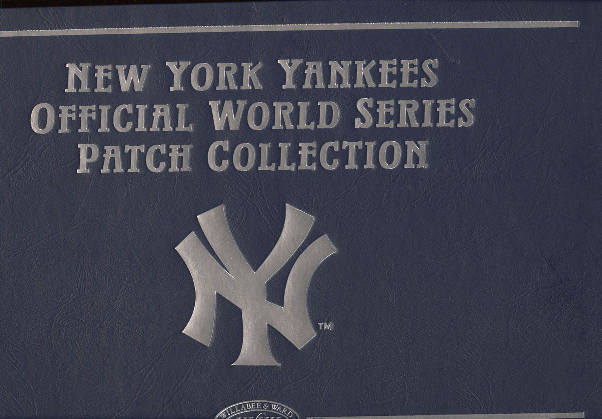NY YANKEES WORLD SERIES PATCH COLLECTION WILLABEE WARD 25 PATCHES