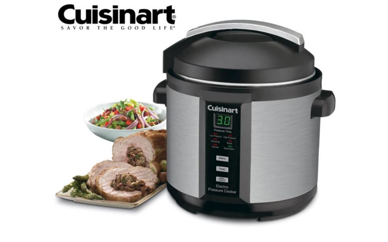  general interest cuisinart epc 1200pc 6 quart pressure cooker