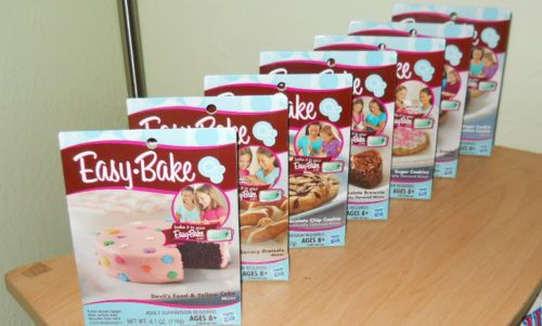 Lot of 7 Easy Bake Mixes Cookie Cake Brownie Pretzels Smores BONUS