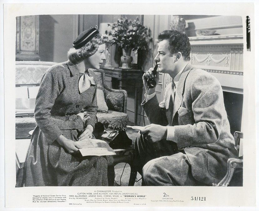 Movie Still June Allyson Cornel Wilde Womans World