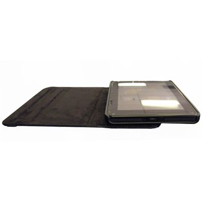 EMPIRE  Kindle Fire Black Leather Folio Shell Case Cover