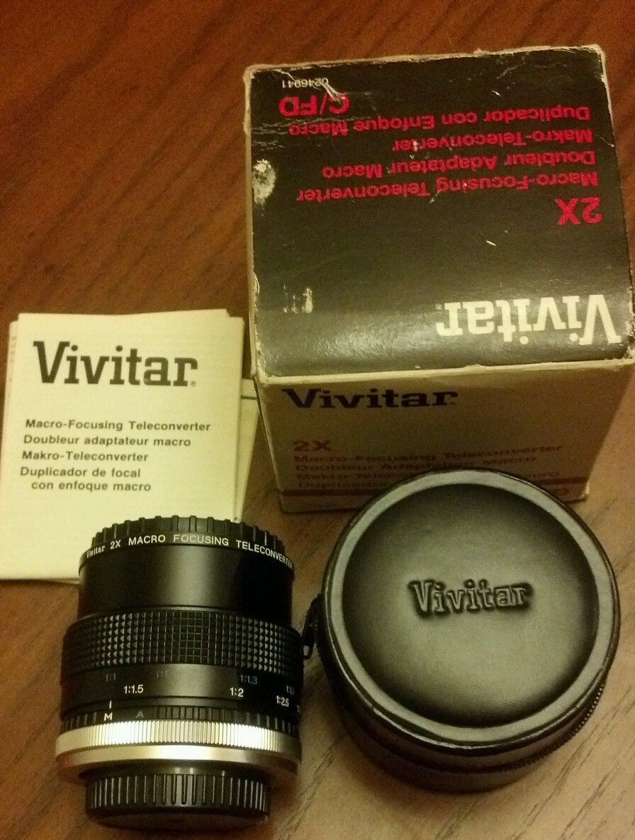  Vivitar 2X Macro Focusing Teleconverter C FD