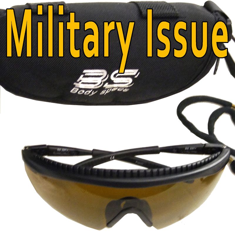 Body Specs COTS Pistol Kit 3 amber Combat Eyewear