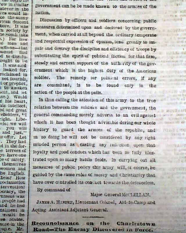 CORINTH MS Mississippi & Emanciaption Proclamation 1862 Civil War Old