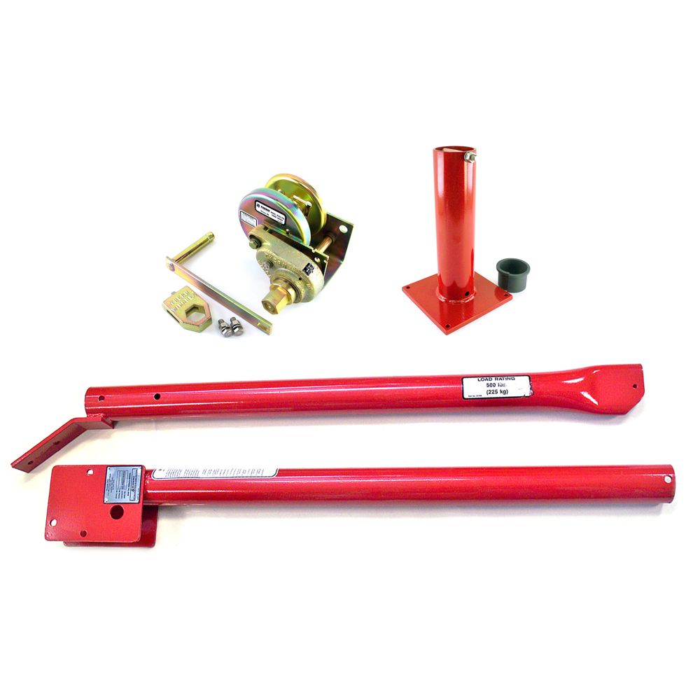 Thern Portable Davit Crane Hand Winch Hoist Lift 5122M1