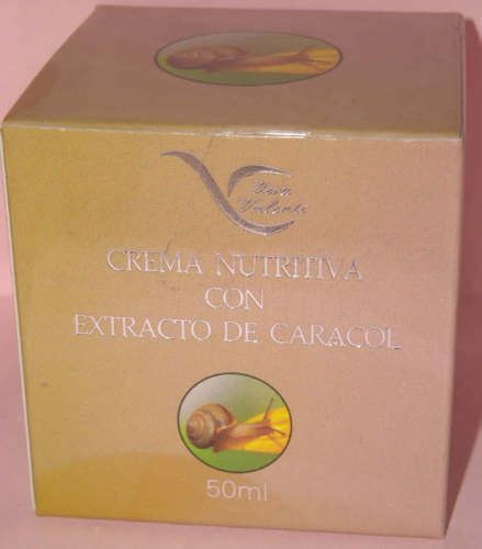 Crema Nutritiva de Baba de Caracol Capacidad 50 Ml