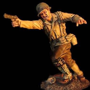 Conte World War II Gi Command Set 1 2 Figures WW2 066