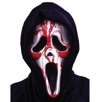 Bleeding Scream Mask Blood Bloody Halloween Costume Face Pump Ghost