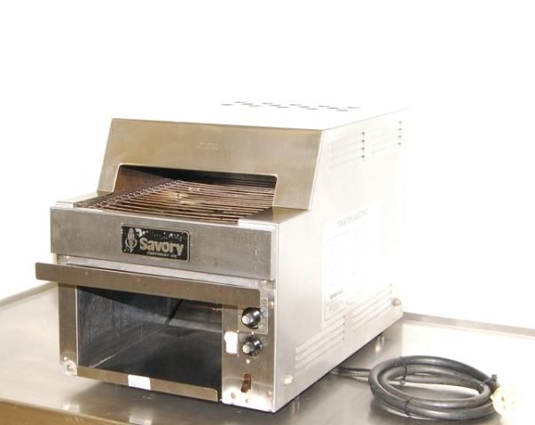 savory conveyor toaster rt 2vs 750 slices hour used savory