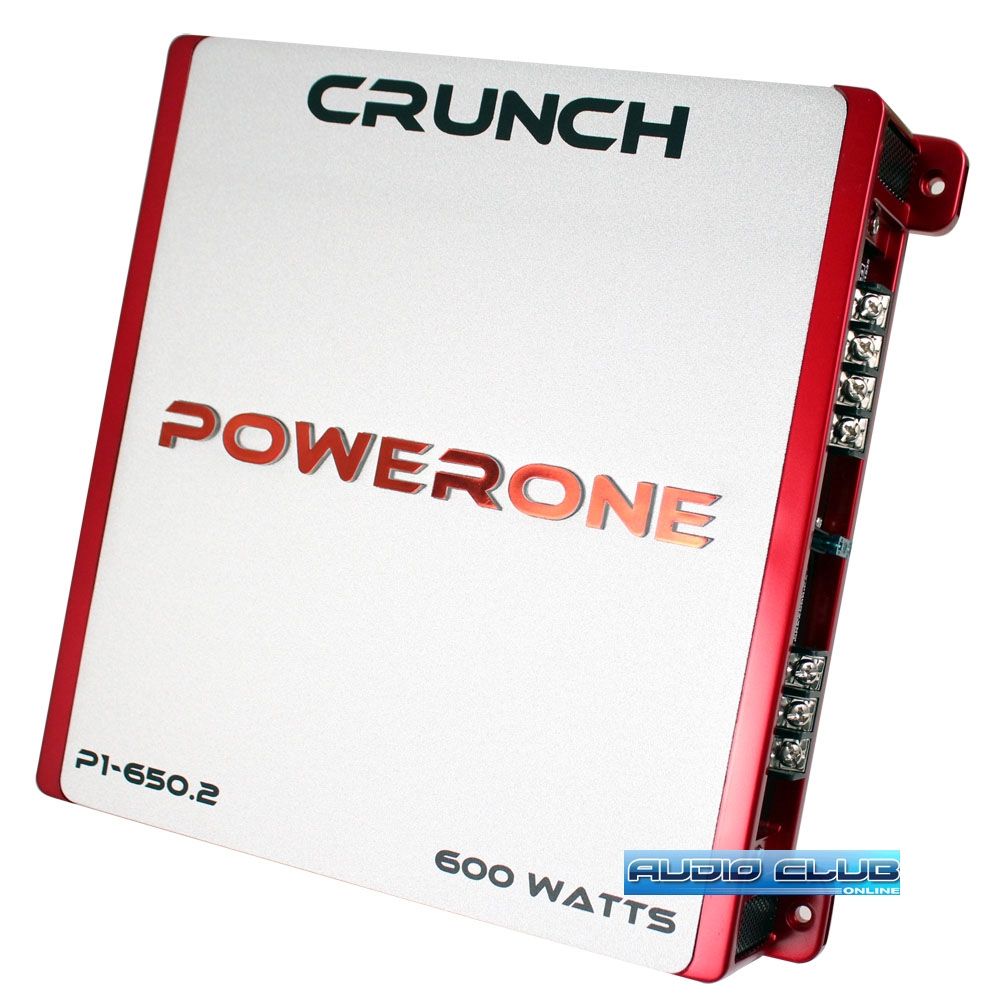 CRUNCH POWER ONE SERIES 600W RMS CLASS A/B 2 CHANNEL BRIDGEABLE CAR