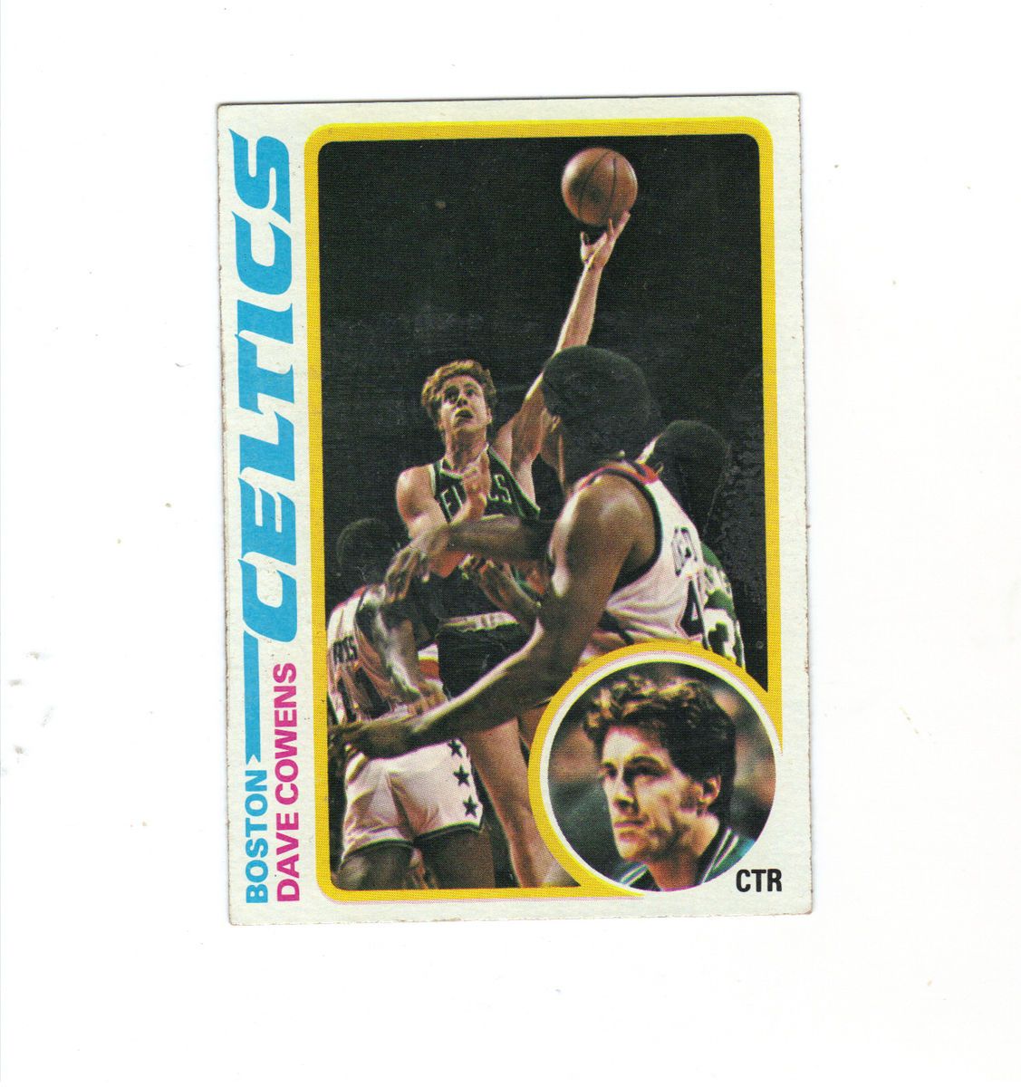 1978 79 TOPPS DAVE COWENS 40 BOSTON CELTICS