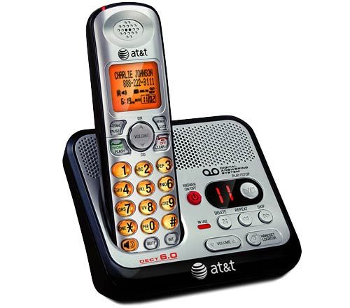  DECT 6.0 Digital Answering Wall Mountable 1 Handset Cordless Phone