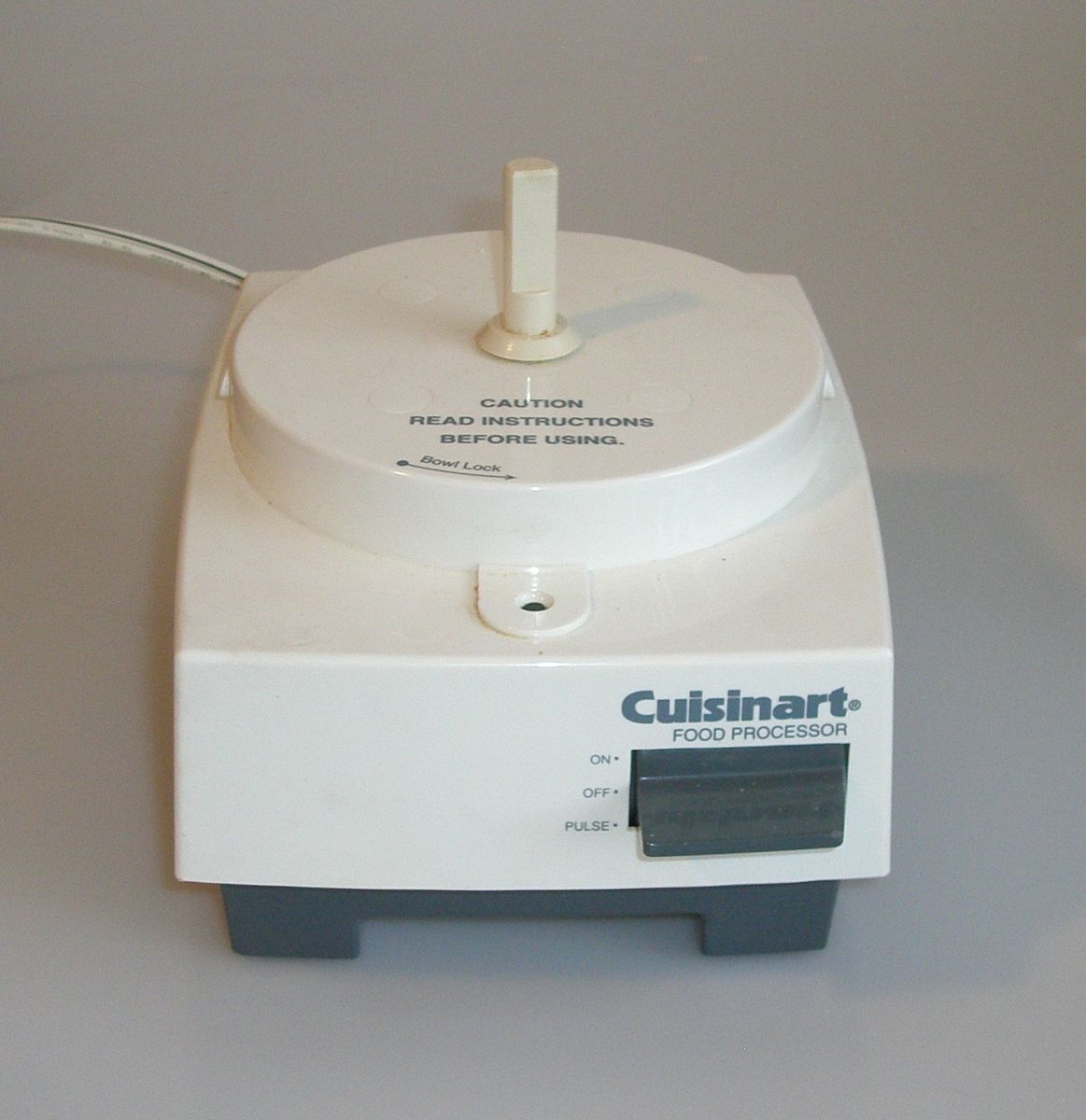 CUISINART DLC 5TX FOOD PROCESSOR WHITE BASE MOTOR with PULSE DLC 5