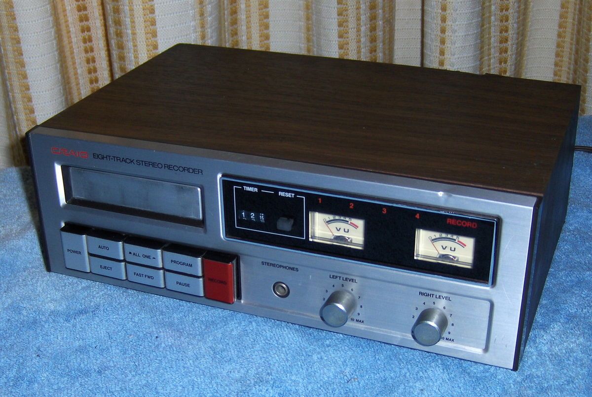 Craig H 260 8 Track Tape Player Recorder H260