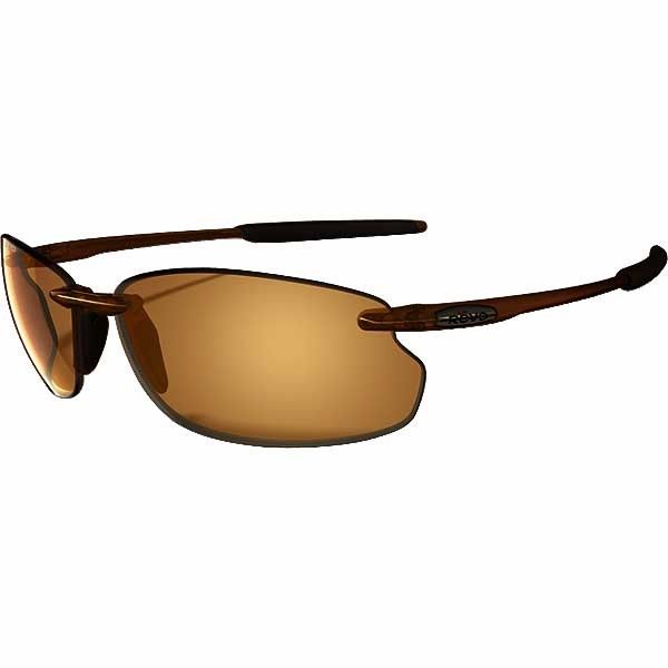 Revo Polarized Cut Bank Amber Frame Bronze Lens New