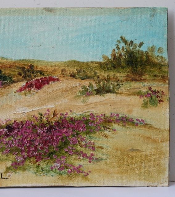 NR Desert Oil Painting Joane Cromwell 1895 1969