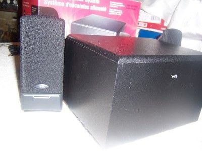 POWERED SPEAKER SYSTEM CYBER ACOUSTICS CA 3000 HIGH DEFINITION AUDIO