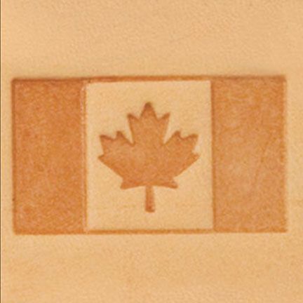 Craftool 3 D Stamp Canadian Flag Tandy Leathercraft
