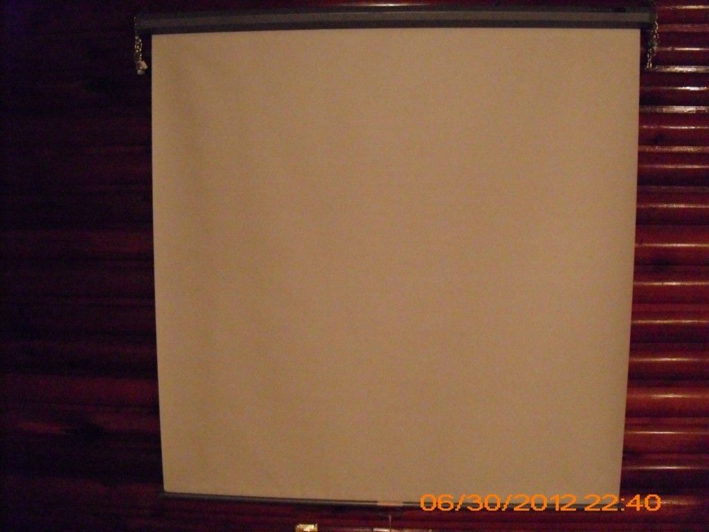 Da Lite Projection Projector Retractable Screen 60 x 60