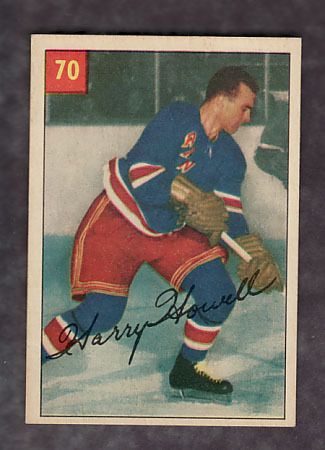  1954 Parkhurst 70 Harry Howell HOF Rangers EX D159