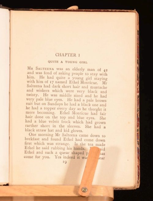  Visiters Mr Salteenas Plan Daisy Ashford Preface J M Barrie