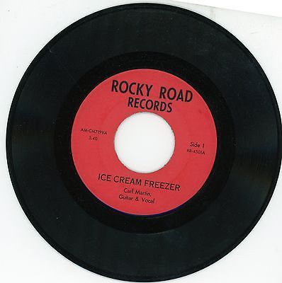 Carl Martin   Ice Cream Freezer/Seaboard Stomp 45 rpm Rocky Road label