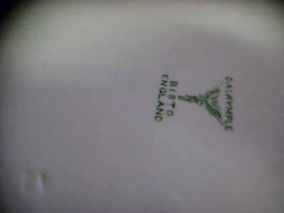 Dalrymple Bistro England Green Transferware Platter RAR