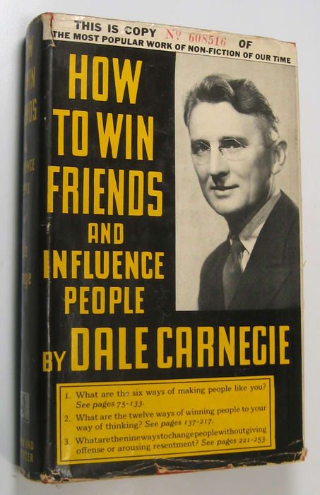  Win Friends and Influence People Carnegie 26th ed. Numbered Copy, 1937