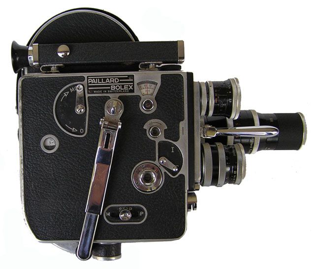 PAILLARD BOLEX H16 Movie Camera 3 Great Lenses & Accessories