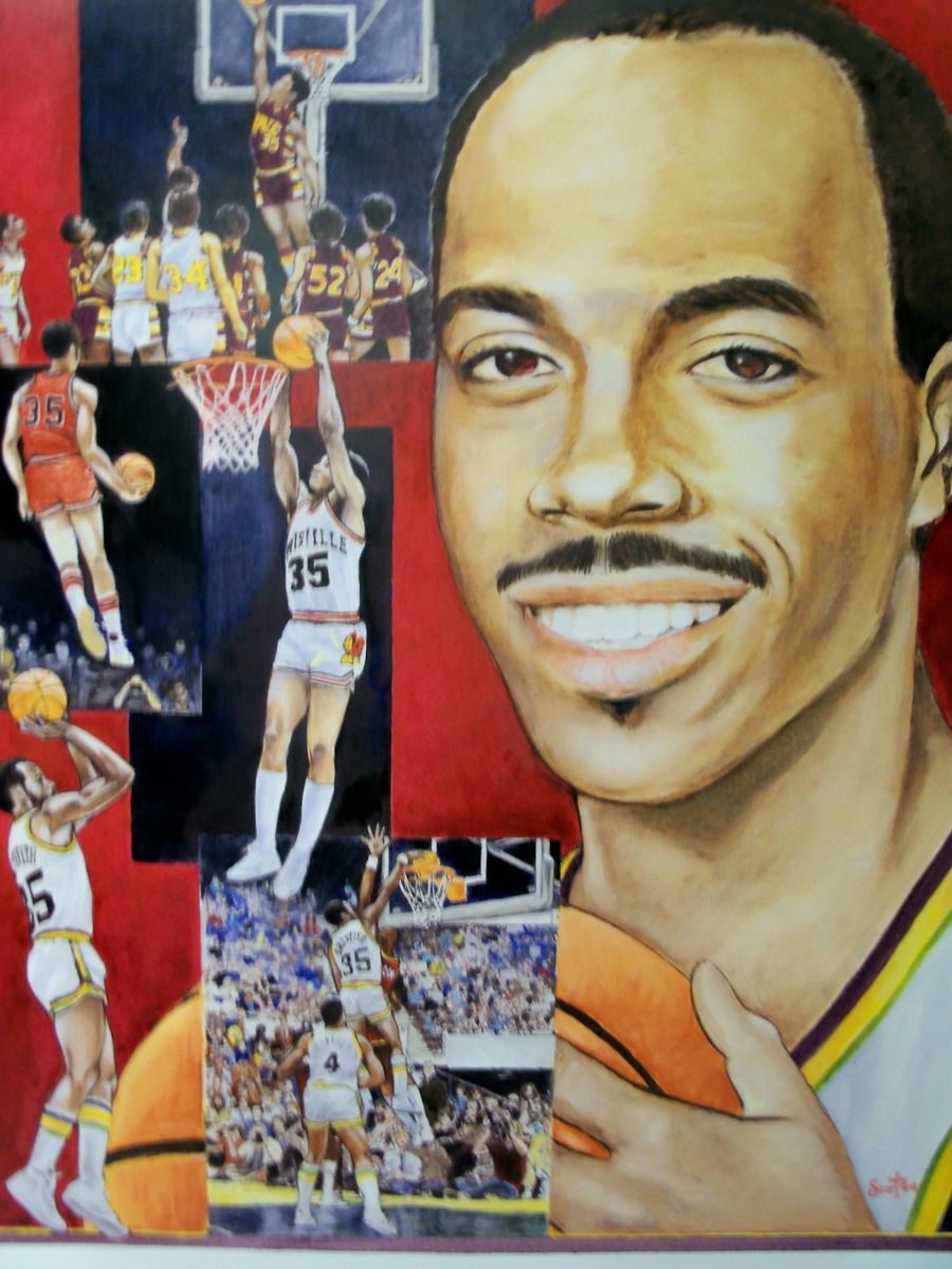 Darrell Griffith 35 Uofl Basketbal Print The Era of A Legend Signed