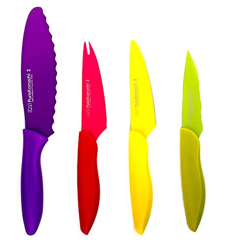 Set of 4 Pure Kai Komachi 2 Series Knives Paring Cheese Fruit Knife