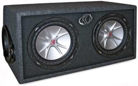 Kicker DCVR12 2 Car Audio Comp cvr Dual 12 Enclosure