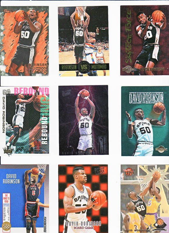 David Robinson 96 97 Fleer Hardwood Leader