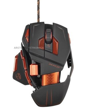 Saitek Cyborg M.M.O. 7 Gaming Mouse 6400DPI for PC MAC MMO 7