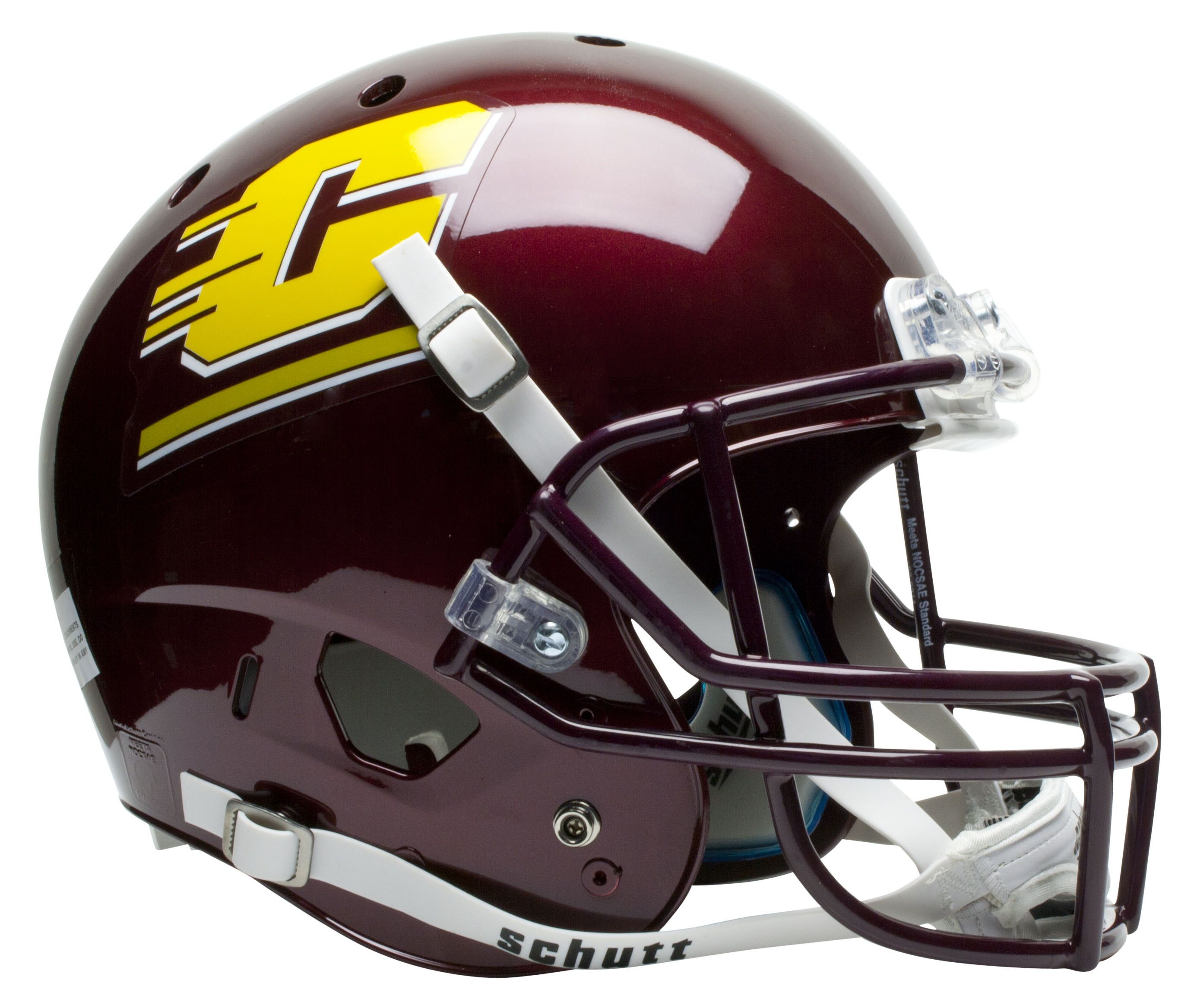 CENTRAL MICHIGAN CHIPPEWAS Schutt AiR XP REPLICA Football Helmet