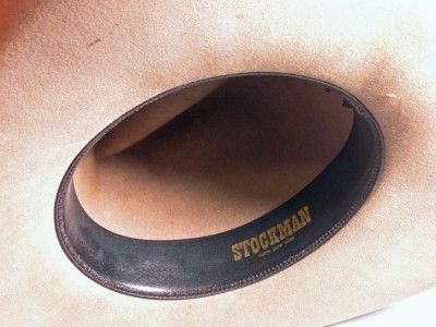 Stockman 100% pure wool Cowgirl or Cowboy Hat