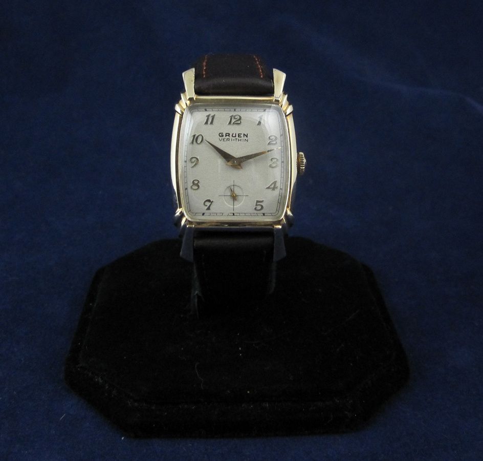 Vintage Gruen 1955 Veri Thin Daryll Wristwatch 10K YGF Restored to New