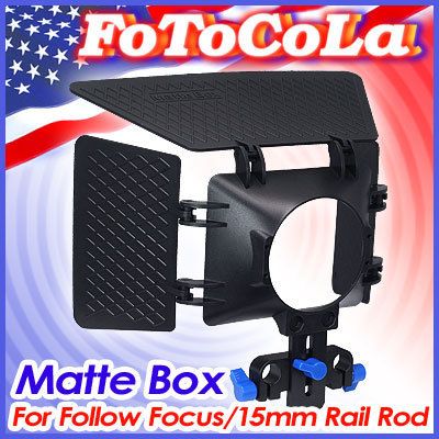   Box f 15mm rod support follow focus rig system DV GH2 600D T3i DSLR