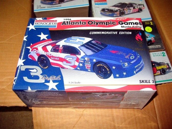 DALE EARNHARDT SR 1996 ATLANTA OLYMPIC MODEL KIT VINTAGE SEALED LQQK 3