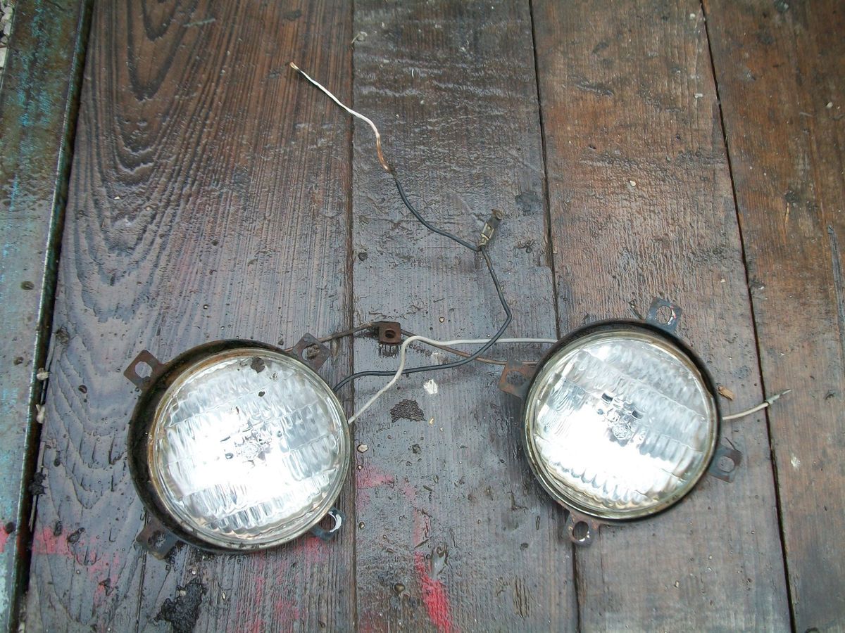 Original Hood Lights from Allis Chalmers 912 Riding Mower