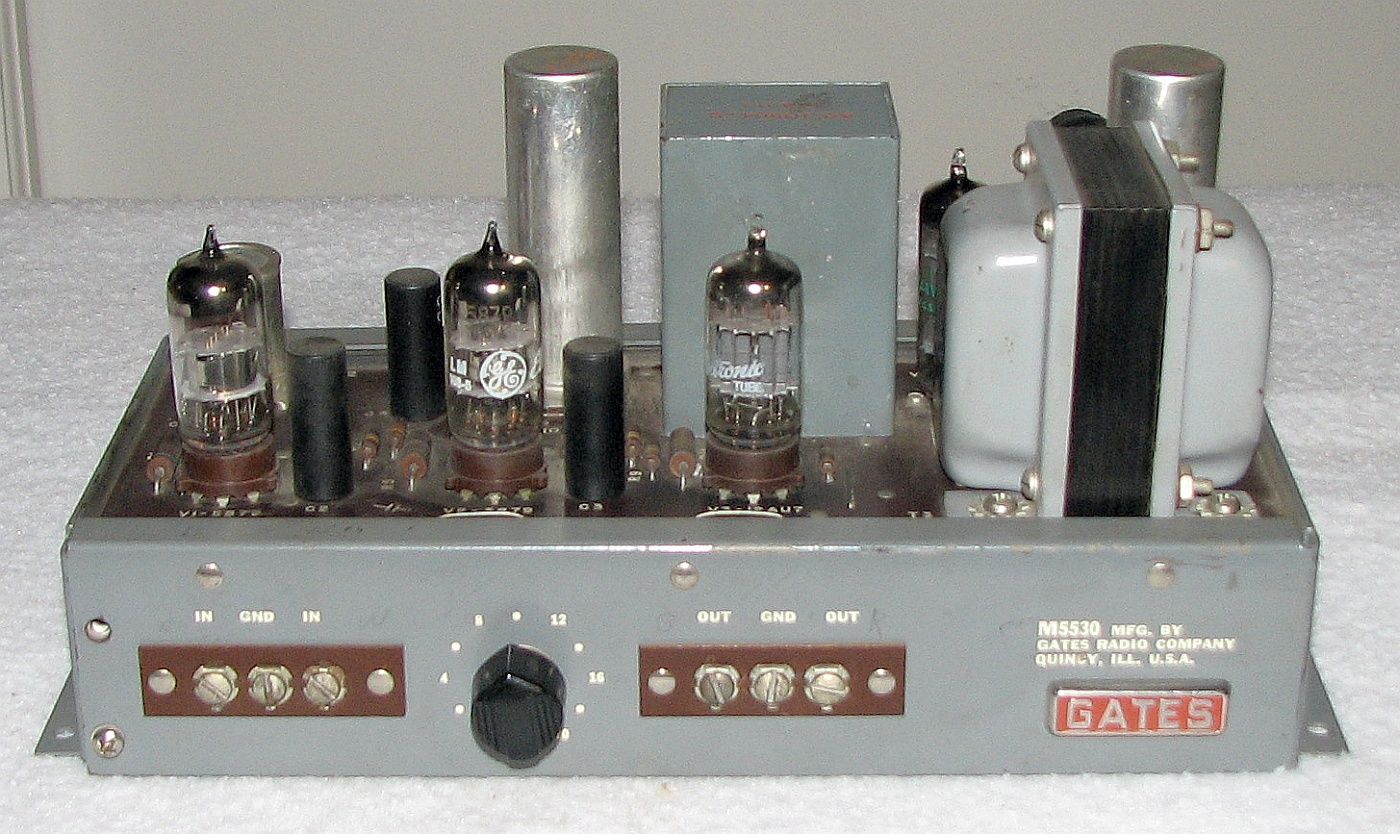 Gates M5530 Tube Mic Preamp Utility Amp used in Unimote Bimote