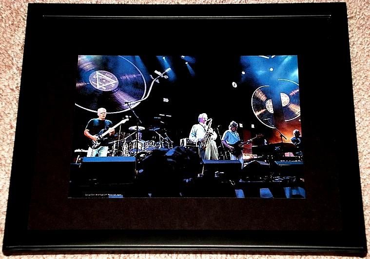 Pink Floyd Reunion David Gilmour Roger Waters Live Framed Portrait