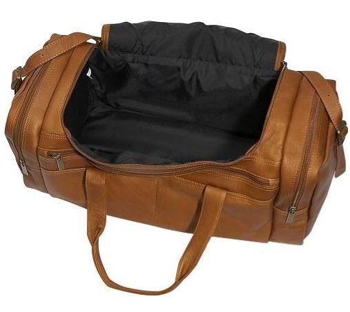 David King Leather Duffel Bag 19 5 Leather Gym Bag