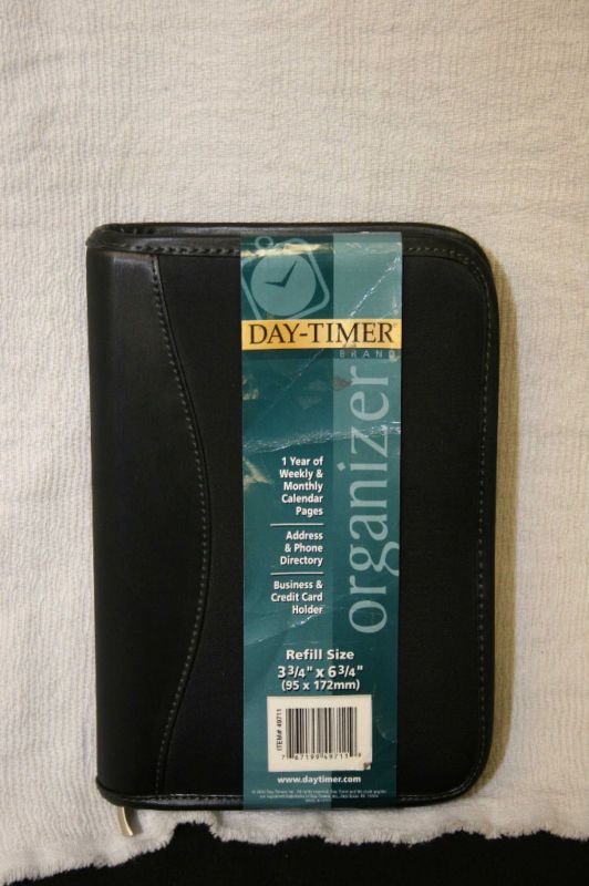  Day Timer Planner Organizer Case Refillable