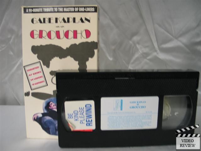  Kaplan as Groucho VHS Gabe Kaplan Connie Danese 016193200110