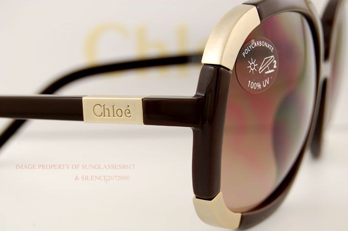 Brand New Chloe Sunglasses CL 2119 CL2119 Color C04 CHOCOLATE 100%