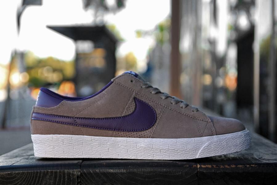  New Nike SB Blazer Low Iron Quasar Purple White